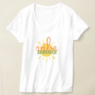 Sommarstämning Retro Strand T-Shirt