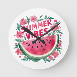 Sommarstämning Rund Klocka