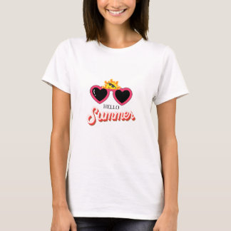 Sommarstämning – Soliga stranddagar & tropisk kul T Shirt