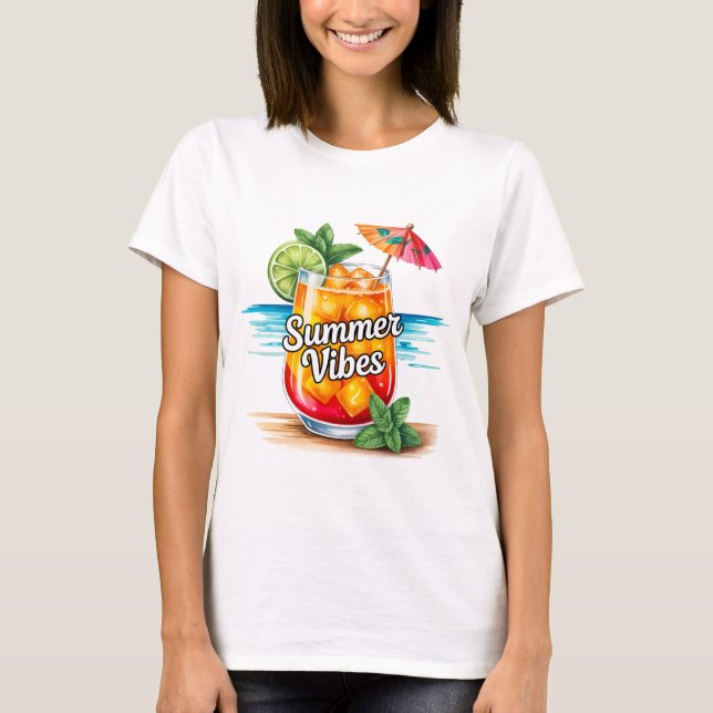 Sommarstämning  t shirt (Framsida)
