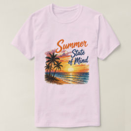 Sommarstämning | Trendig strandvibbar T Shirt