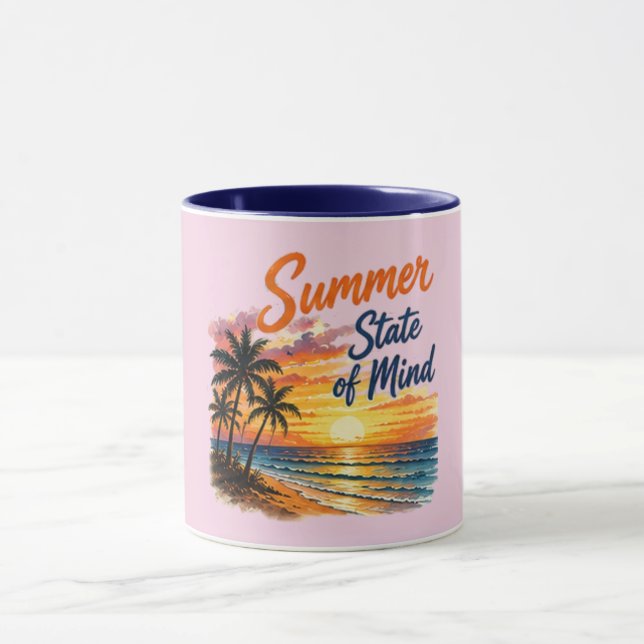 Sommarstämning | Trendiga strandvibbar  Mugg (Center)