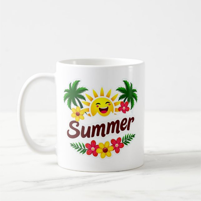 Sommarstämningsmugg Kaffemugg (Vänster)