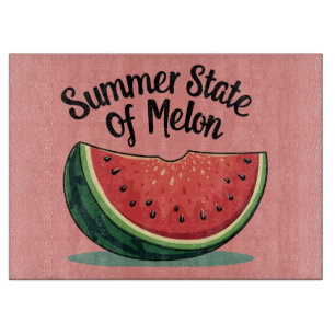 Sommarstaten Melon Retro Fruit Art