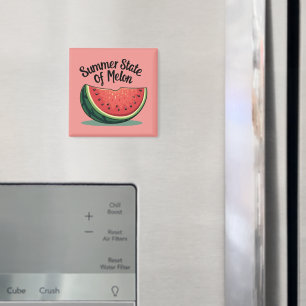 Sommarstaten Melon Retro Fruit Art Magnet