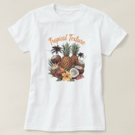 Sommarstil Tropisk Hårstruktur Grafisk T-shirt