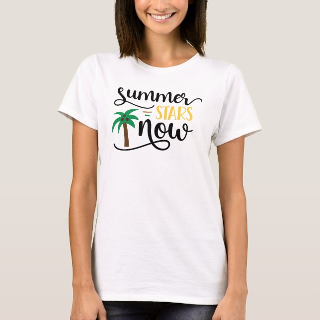 Sommarstjärnor nu t shirt (Framsida)