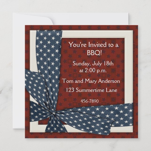 Sommärstjärnsinbjudan Inbjudningar (Framsida)