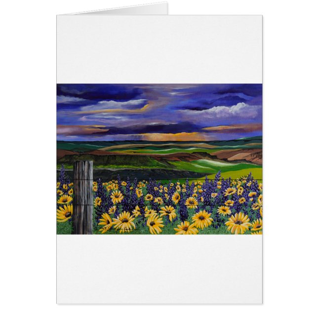 sommarstorm hälsningskort (Framsidan)