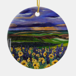 sommarstorm julgransprydnad keramik