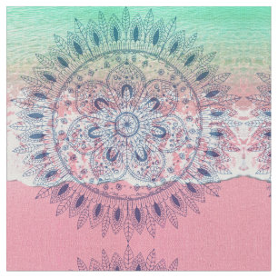 Sommarstrand bohemian mandala tyg