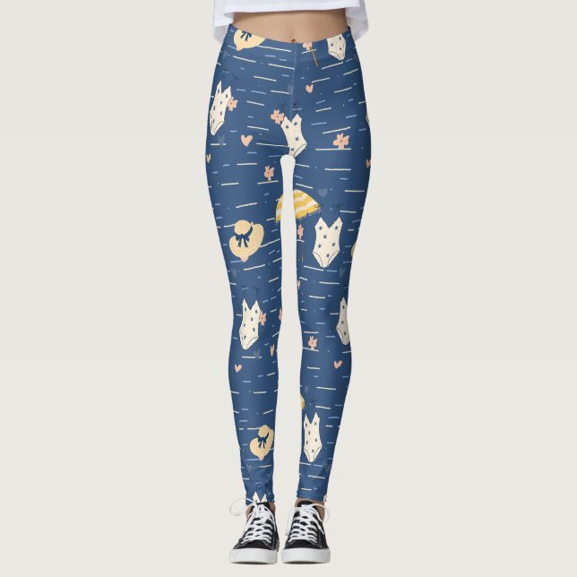 Sommarstrand Essentials Mönster (5) Leggings (Framsida)