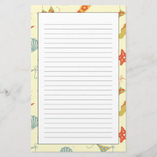 Sommarstrandmönster Brevpapper