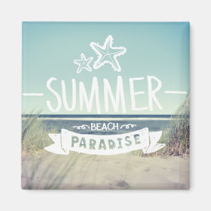 Sommarstrandparadis Magnet