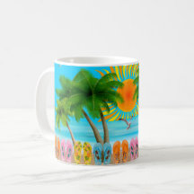 Sommarstrandsglädje  Kaffe kopp