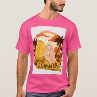 Sommarstrisöl party t shirt