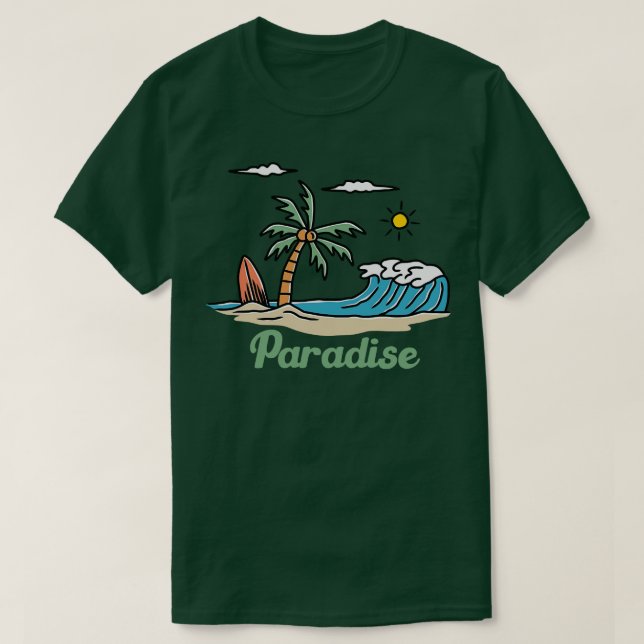Sommarsurfa TShirt T Shirt (Design framsida)