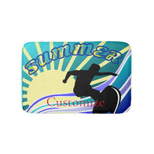 Sommarsurfande Roligt Thunder_Cove Badrumsmatta