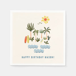 SommarSurfans Födelsedagsfest Napkins Pappersservett