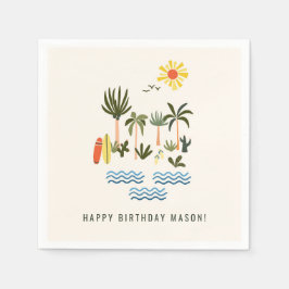 SommarSurfans Födelsedagsfest Pappersservett
