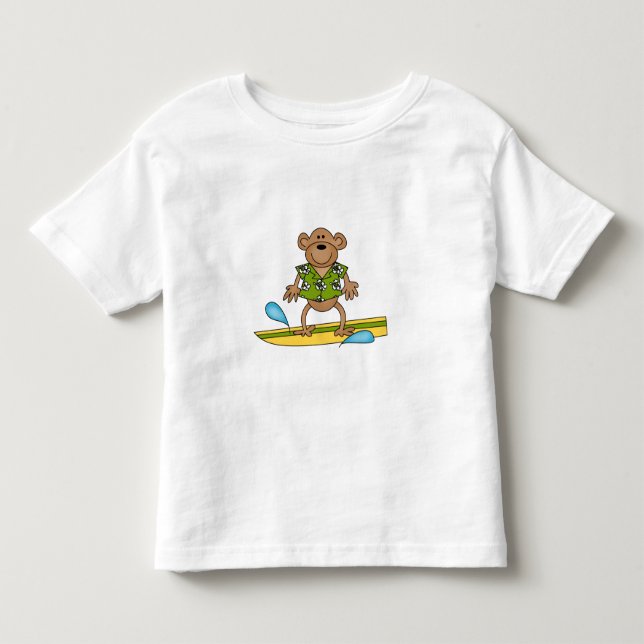 Sommarsurfareapa T Shirt (Framsida)