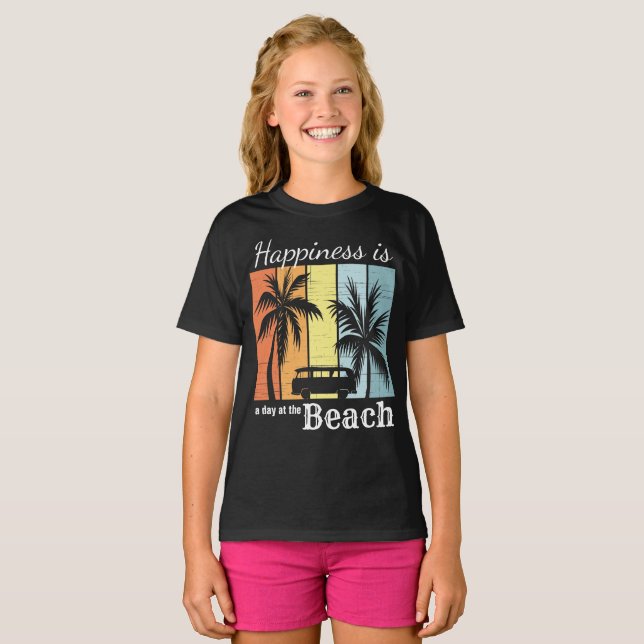 Sommarsvängningar är en dag i Beach T Shirt (Hel framsida)