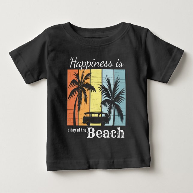 Sommarsvängningar är en dag i Beach T Shirt (Framsida)