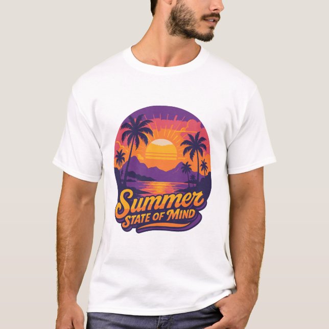 SommarT-skjortdesign T Shirt (Framsida)