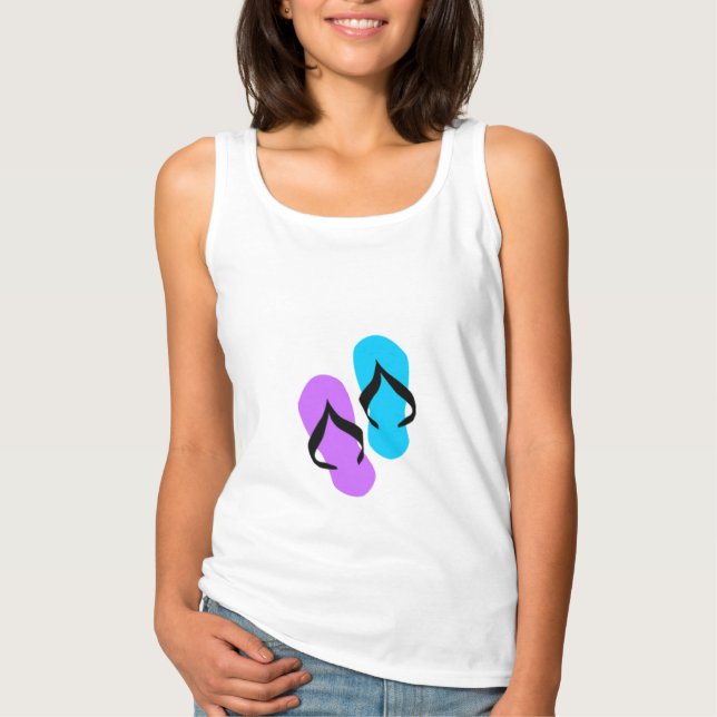 SommarTanktop Tee Shirt (Framsida)