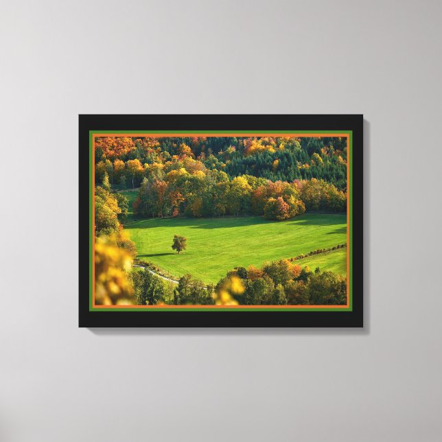 Sommartavla i dalen Canvastryck (Framsida)