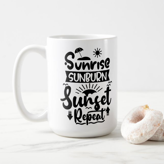 Sommartema Helgdag Kaffemugg (Med munk)