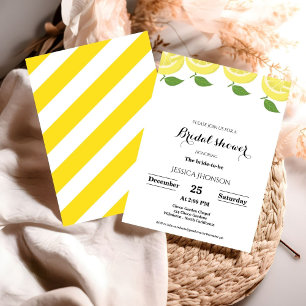 Sommartema (Lemon) möhippa Inbjudningar