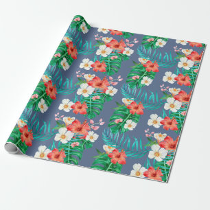 Sommartemat papper förpackning presentpapper