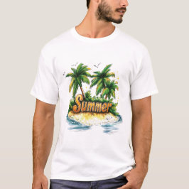Sommartext - Tropiska sommarön T Shirt