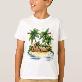 Sommartext - Tropiska sommarön T Shirt