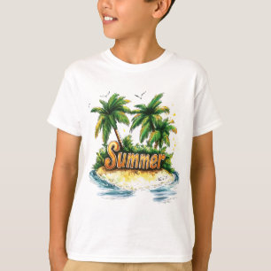 Sommartext - Tropiska sommarön T Shirt