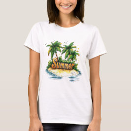 Sommartext - Tropiska sommarön T Shirt