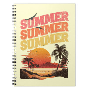 Sommartextdesign Anteckningsbok