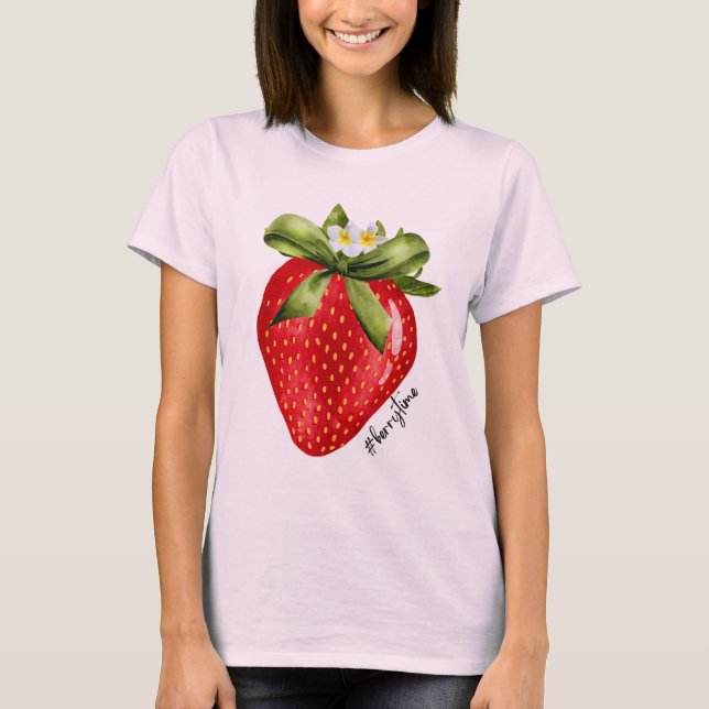 Sommartid Bär T Shirt (Framsida)