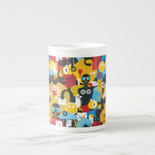 Sommartid Benporslin Mugg