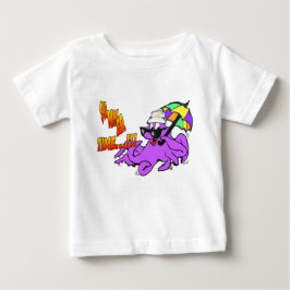 Sommartid, bläckfisk, Småbarn, ruffle Tee