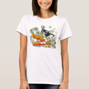 Sommartid, cirkel överkant t shirt