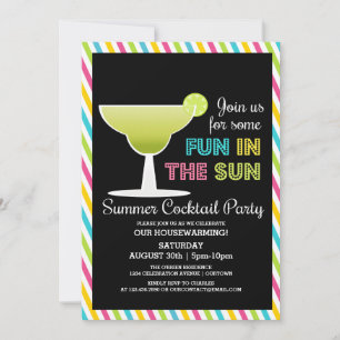 Sommartid Cocktailpartyinbjudningar Inbjudningar