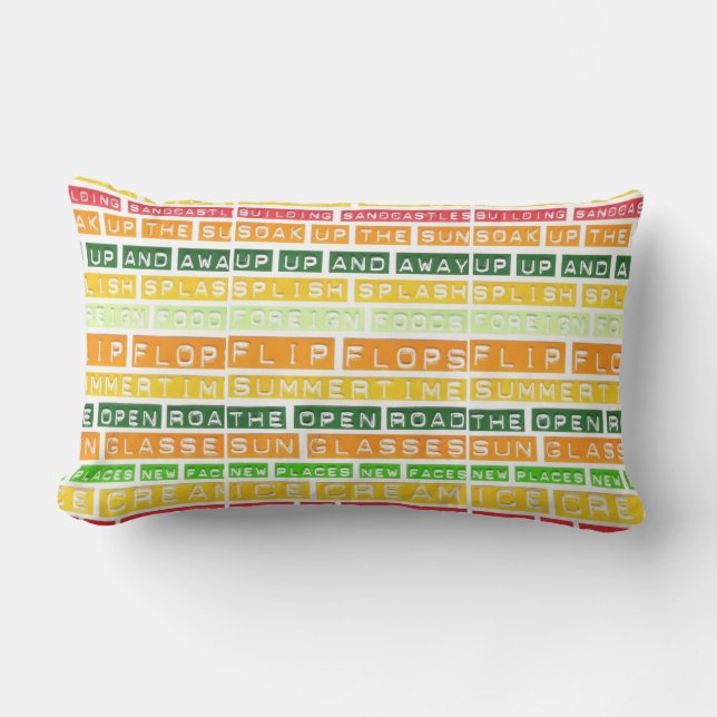 Sommartid, Flinflip flops Lumbarkudde (Framsida)