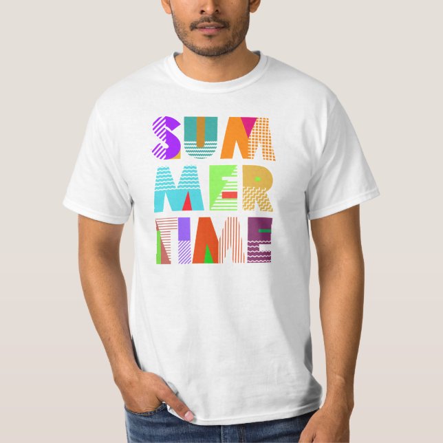 Sommartid, grafik T-Shirt (Framsida)