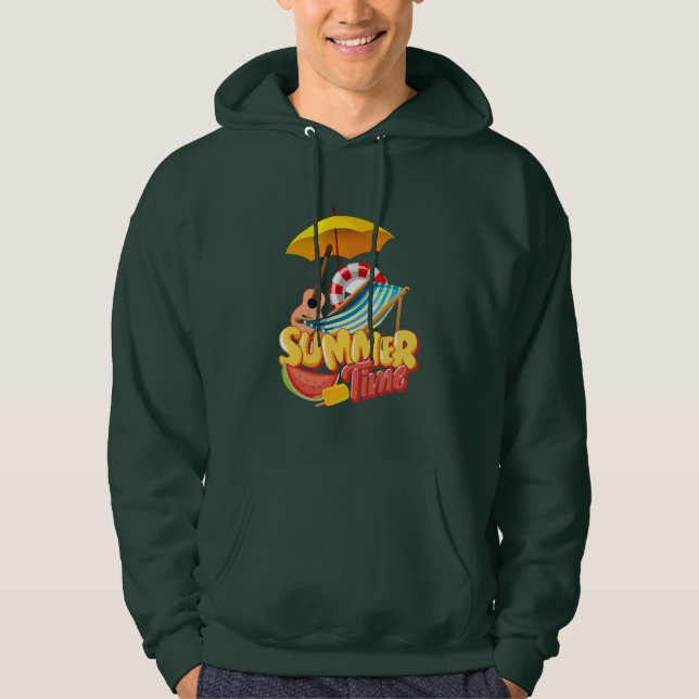 Sommartid Hoodie (Framsida)