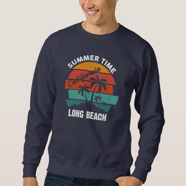 Sommartid i Kalifornien Long Beach Sweatshirt (Framsida)