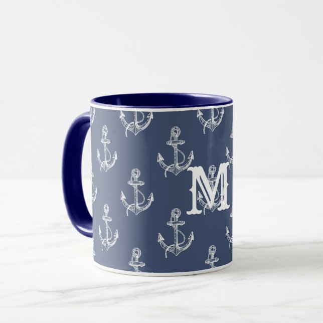 Sommartid i Monogrammed oceanen Mugg (Framsida vänster)