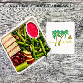 Sommartid i tropikerna  pappersservett