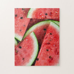 Sommartid Kall Watermelon Slices Pussel